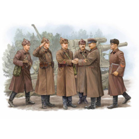 Artillerie soviétique Inspection du commandant - 1/35 - TRUMPETER 00428