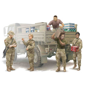 Soldats américains modernes Logistique et approvisionnement - 1/35 - TRUMPETER 00429