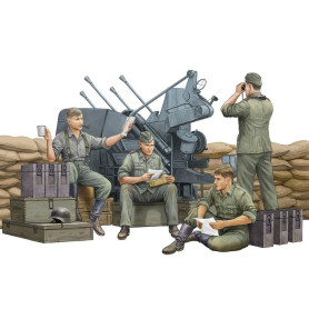 Équipe de canon antiaérien allemand - 1/35 - TRUMPETER 00432
