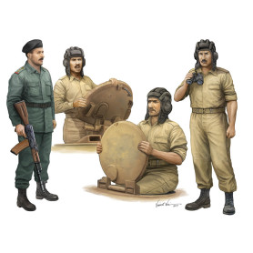 Équipage de char irakien - 1/35 - TRUMPETER 00439