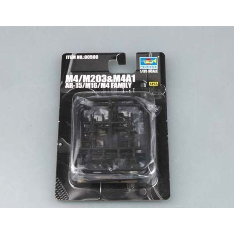 AR-15/M16/M4 Family-M4 - 1/35 - TRUMPETER 00506