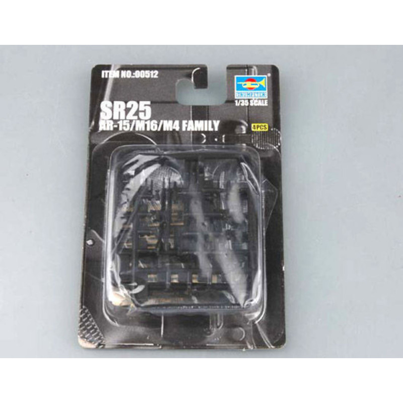 AR-15/M16/M4 Family SR25 - 1/35 - TRUMPETER 00512