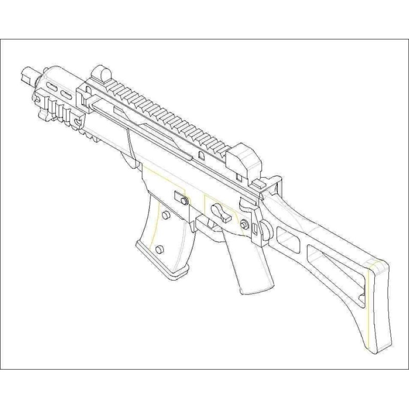G36C - 1/35 - TRUMPETER 00515