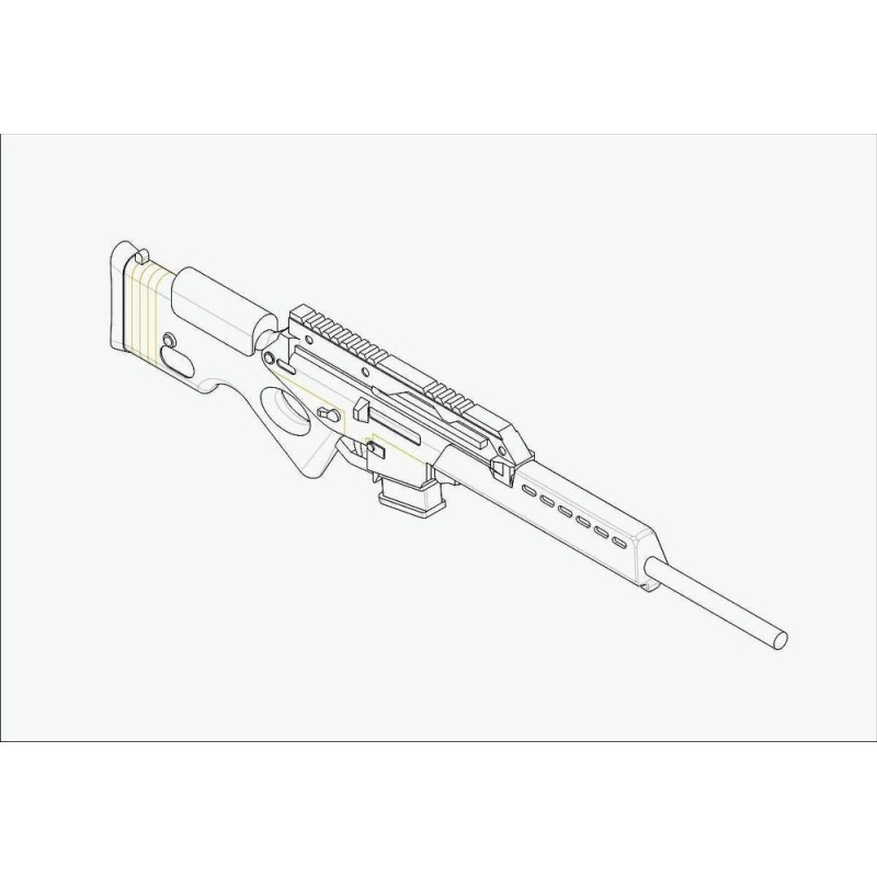 Sélection d'armes à feu allemandes SL8 (4 armes) - 1/35 - TRUMPETER 00521