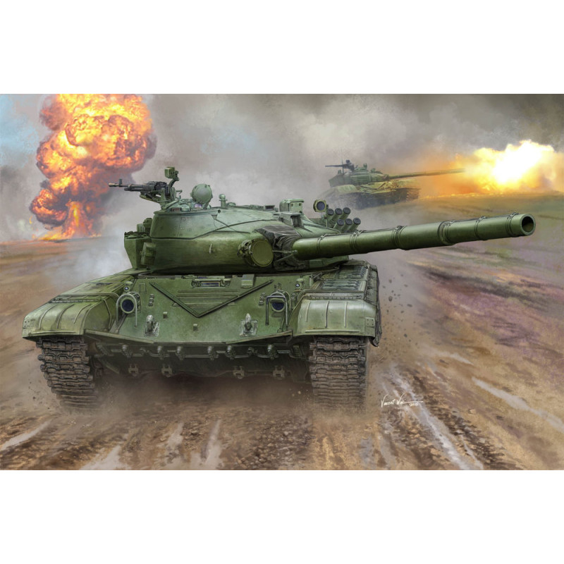 Char de combat principal russe T-72B - 1/16 - TRUMPETER 00924