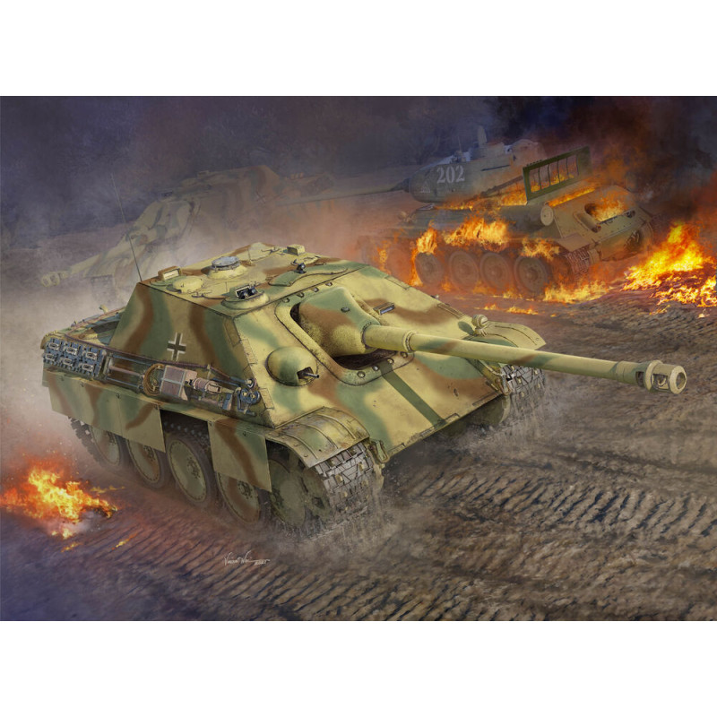 Sd.Kfz 173 Jagdpanther Version Tardive - 1/16 - TRUMPETER 00935