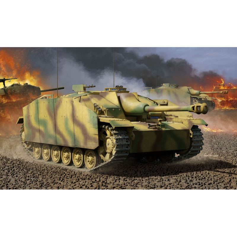 StuG.III Ausf.G Production Tardive (2en1) - 1/16 - TRUMPETER 00947