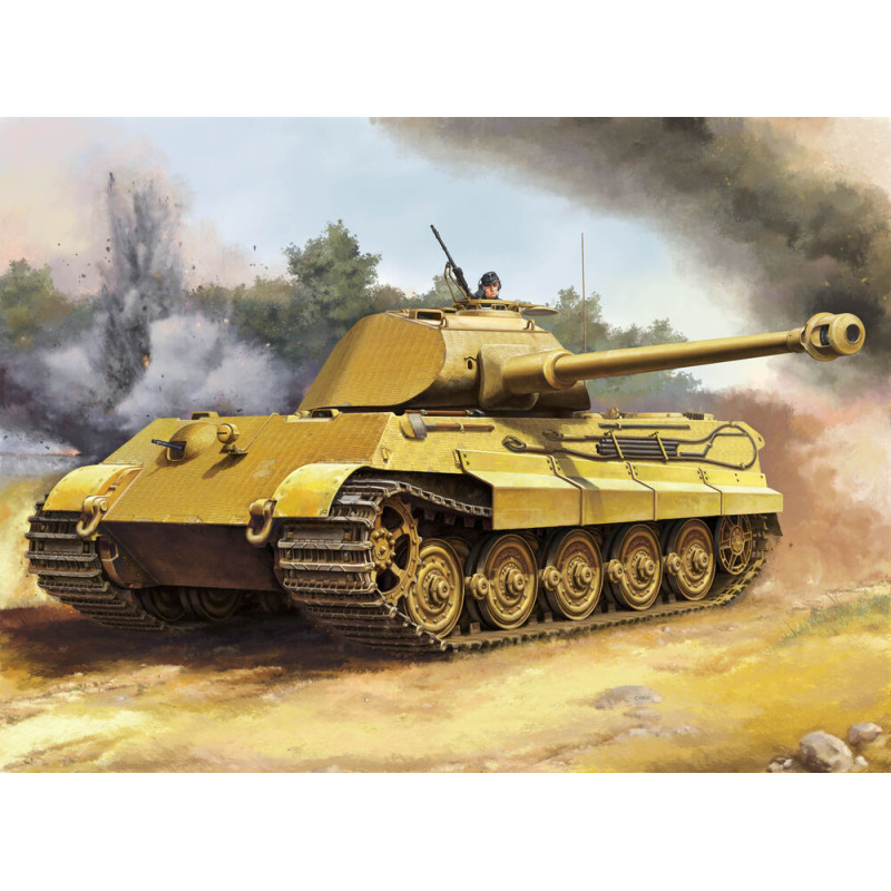 Pz.Kpfw.VI Sd.Kfz.182 Tiger II (première production Porsche Fgst.Nr.280009) - 1/16 - TRUMPETER 00948