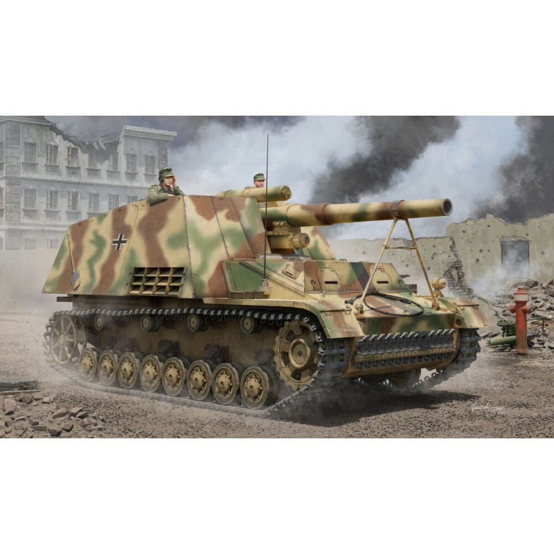 Sd.Kfz. 165 Hummel (Production Tardive) - 1/16 - TRUMPETER 00953