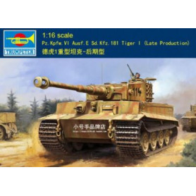 Pz.Kpfw.VI Ausf.E Sd.Kfz.181 Tiger I (production tardive) - 1/16 - TRUMPETER 00945