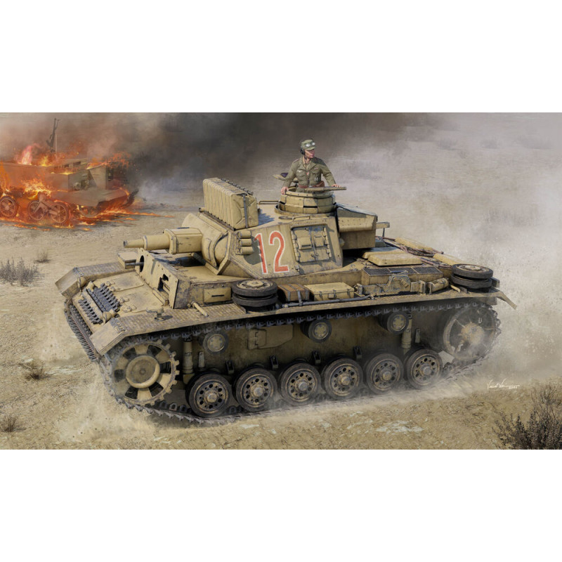 Pz.Kpfw.III Ausf.N - Tunisie - 1/16 - TRUMPETER 00957