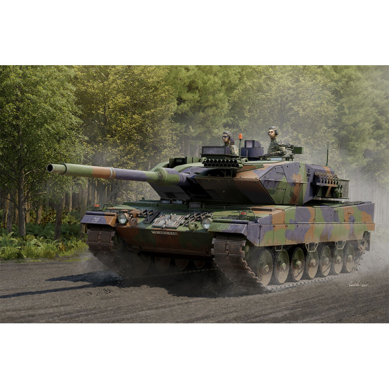 Char de combat principal allemand Leopard 2A6 - 1/16 - TRUMPETER 00966