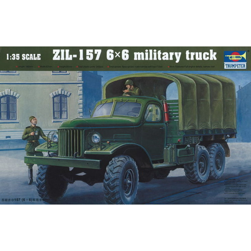 Camion militaire soviétique ZIL-157 6x6 - 1/35 - TRUMPETER 01001