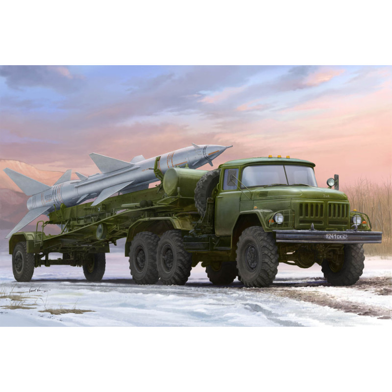 Zil-131V russe tractant un PR-11 SA-2 Gudeli - 1/35 - TRUMPETER 01033