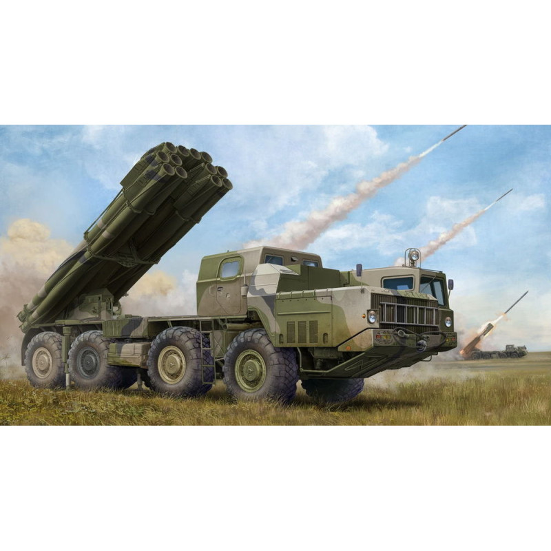 Lance-roquettes multiple russe 9A52-2 Smerch-M de RSZO 9k58 Smerch MRLS - 1/35 - TRUMPETER 01020