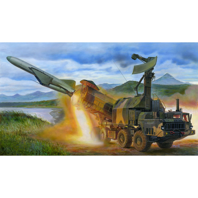 4K51 russe Rubezh Coastal ASM avec P-15 - 1/35 - TRUMPETER 01035