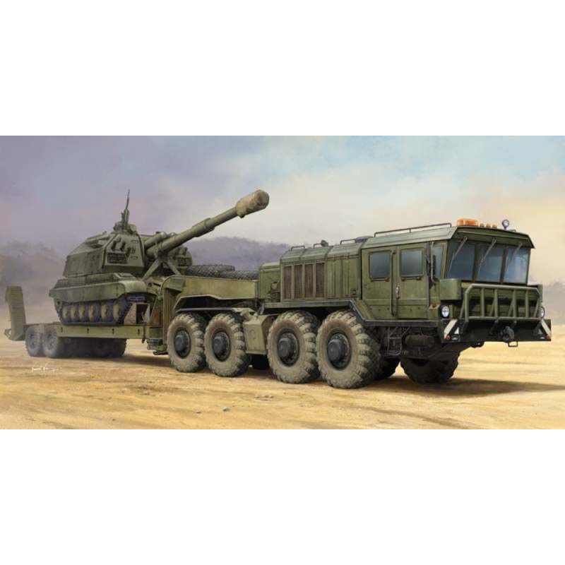 Camion transporteur russe KZKT-7428 avec semi-remorque KZKT-9101 - 1/35 - TRUMPETER 01039
