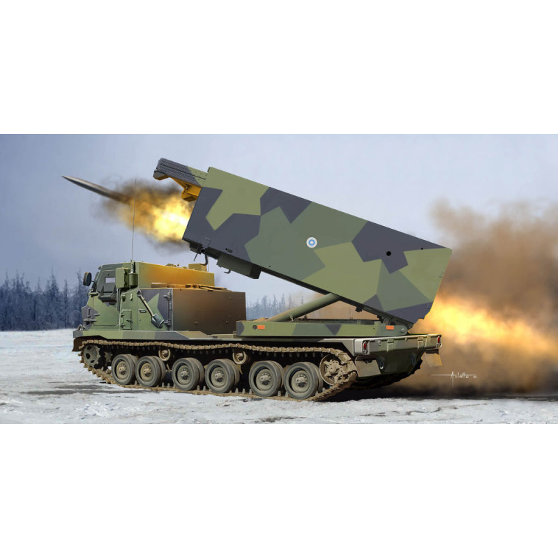 Système de lance-roquettes multiples M270/A1 Finlande/Pays-Bas - 1/35 - TRUMPETER 01047