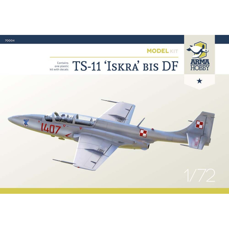 TS-11 Iskra Model Kit - 1/72 - ARMA HOBBY 70004
