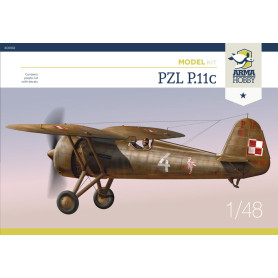 PZL P.11c Model Kit 1/48 - 1/48 - ARMA HOBBY 40002