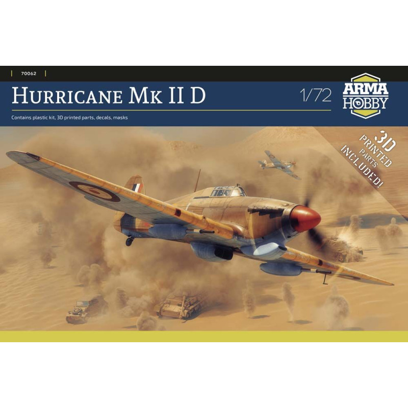 Hurricane Mk II D - 1/72 - ARMA HOBBY 70062