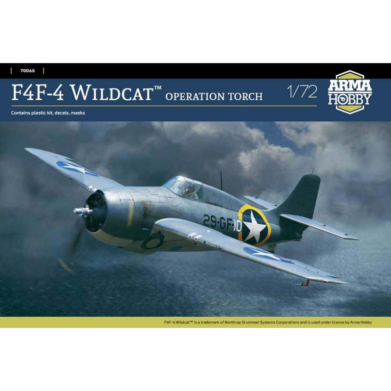 F4F-4 Wildcat® Operation Torch - 1/72 - ARMA HOBBY 70065