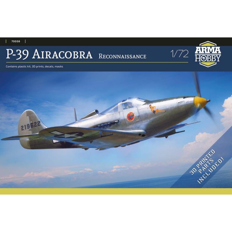 P-39 Airacobra Reconnaissance - 1/72 - ARMA HOBBY 70058