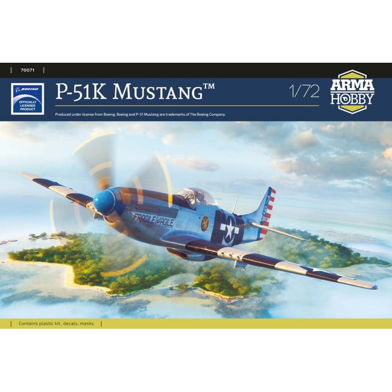 P-51K Mustang™ - 1/72 - ARMA HOBBY 70071