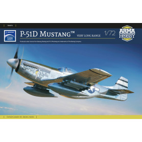 P-51D Mustang™ Très Longue Portée - 1/72 - ARMA HOBBY 70073