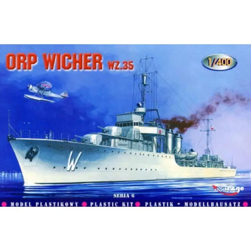 Destroyer ORP Wicher 1935 - 1/400 - MIRAGE HOBBY 40068