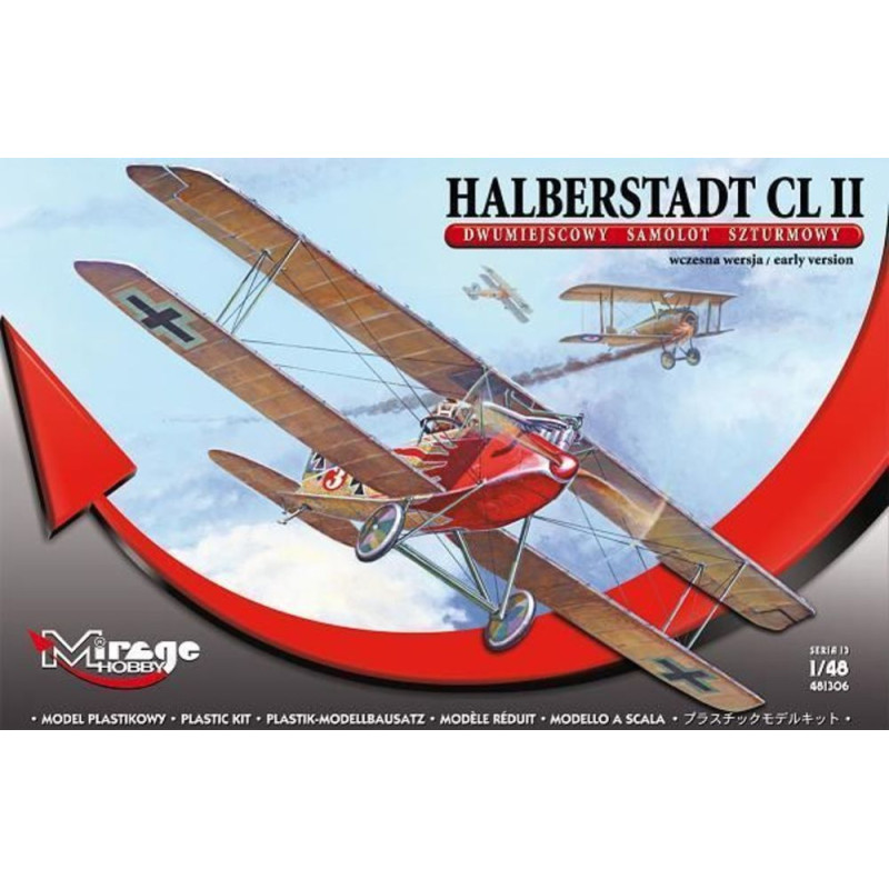 Halberstadt CL II - 1/48 - MIRAGE HOBBY 481306