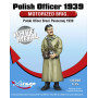 Officier polonais, 1939, métal blanc - 1/35 - MIRAGE HOBBY 135005