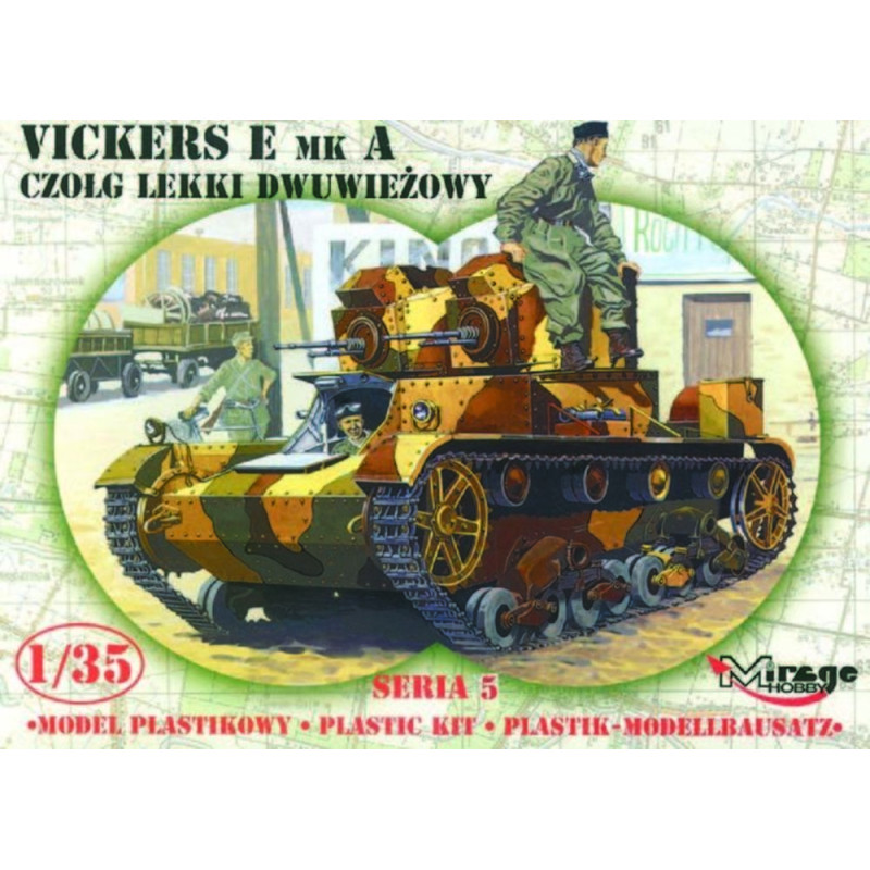 Char léger Vickers E Mk A Édition Limitée - 1/35 - MIRAGE HOBBY 35303