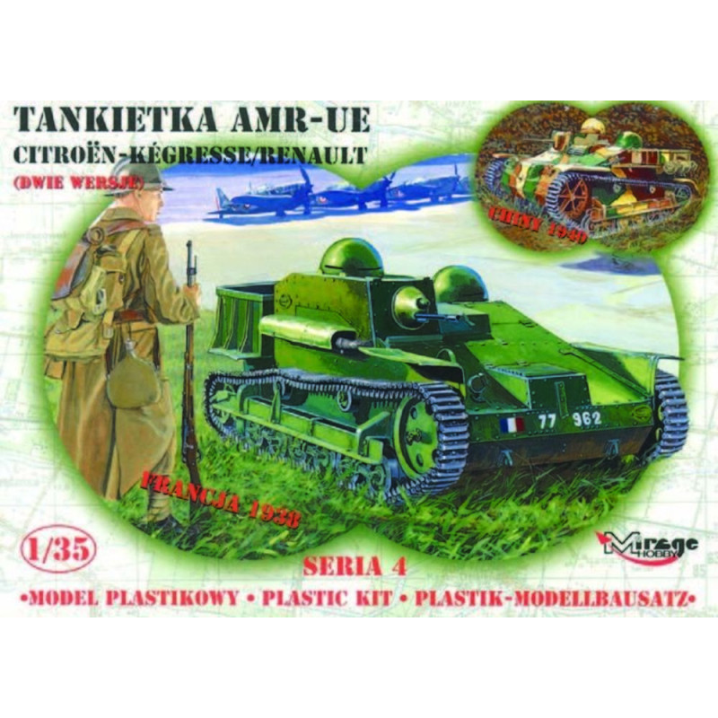 Tankette française AMR UE - 1/35 - MIRAGE HOBBY 35306
