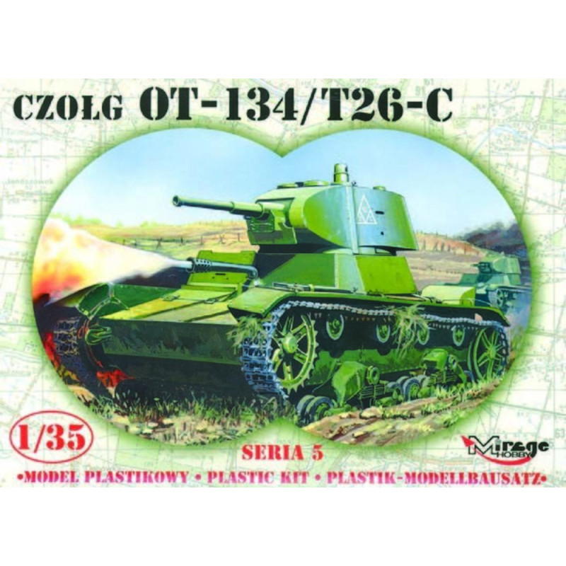 Char léger OT-134 / T-26-C Édition limitée - 1/35 - MIRAGE HOBBY 35309