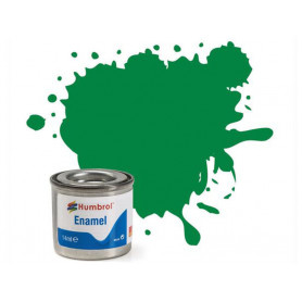 Humbrol 02 Emerald Green Gloss (vert émeraude) - peinture enamel 14ml AA0028