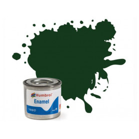 Humbrol 03 Brunswick Green Gloss (vert Brunswick) - peinture enamel 14ml AA0031