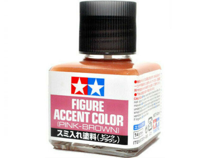Jus enamel Pink Brown Figure Accent Color Panel Line 40ml TAMIYA 87201