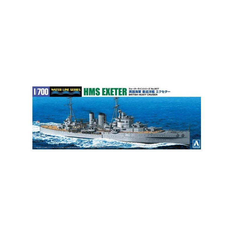 Croiseur lourd britannique Exeter - 1/700 - Aoshima AO06754