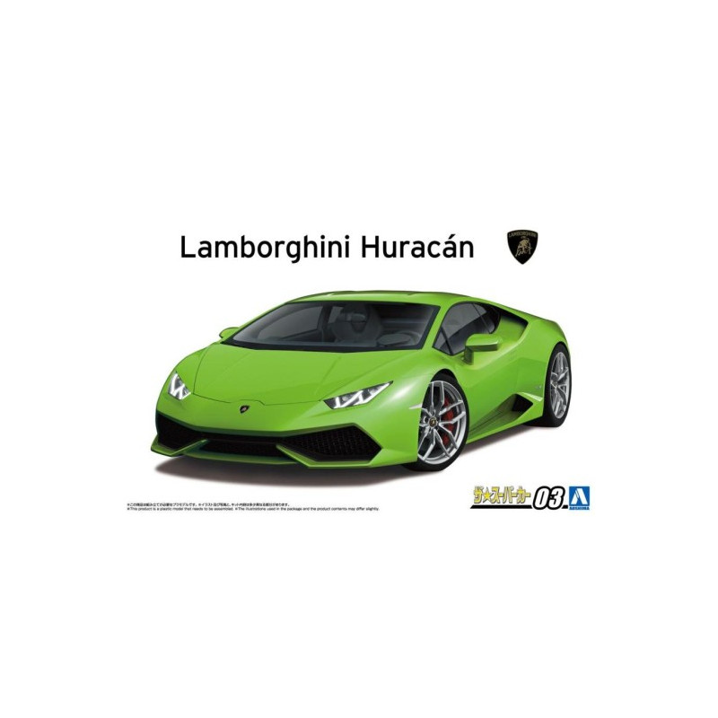Lamborghini Huracan - 1/24 - AOSHIMA AO20228