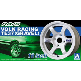 Jantes Volk Racing TE37 16" - 1/24 - AOSHIMA AO05250