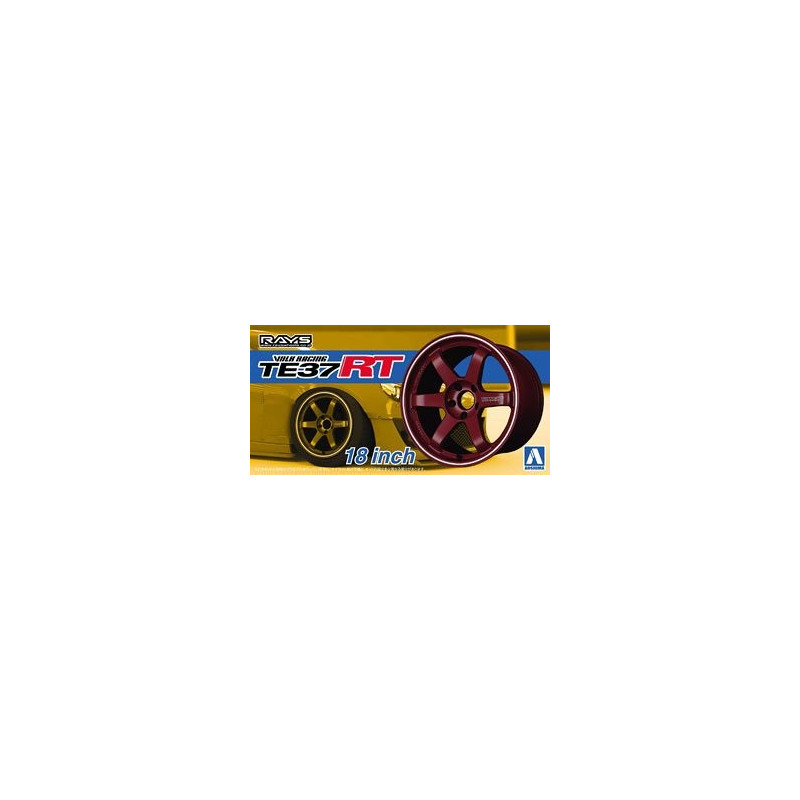 Jantes Volk Racing TE37RT 18" - 1/24 - AOSHIMA AO05302