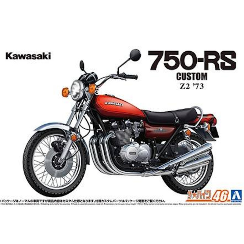 Kawasaki Z2 750RS '73 Custom - 1/12 - AOSHIMA 06676