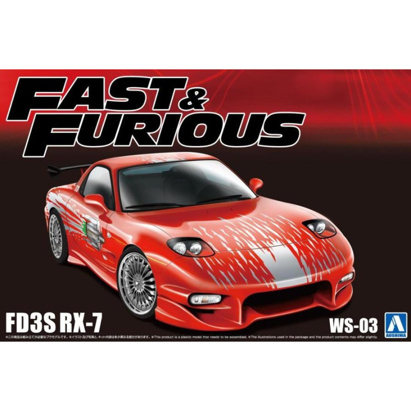 Mazda Fast & Furious FD3S RX-7 - 1/24 - AOSHIMA 06796