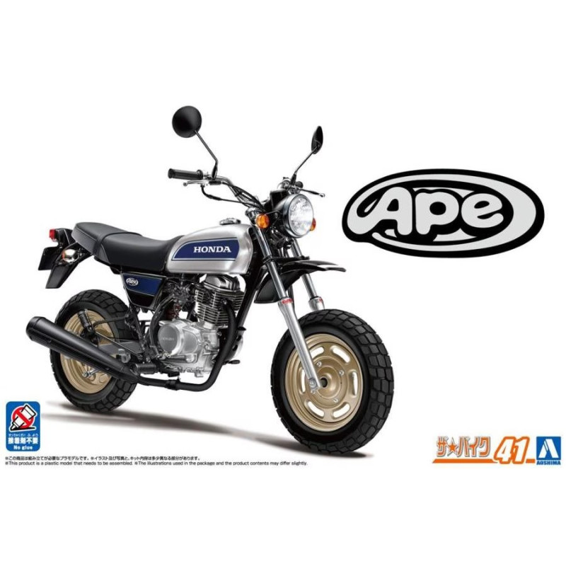 Moto Honda HC07 Ape 100 Deluxe '08 - 1/12 - AOSHIMA 06882