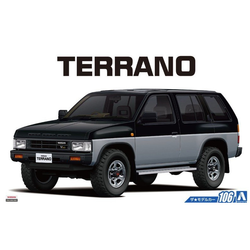 Nissan D21 Terrano V6-3000 R3M 1991 - 1/24 - AOSHIMA 05708