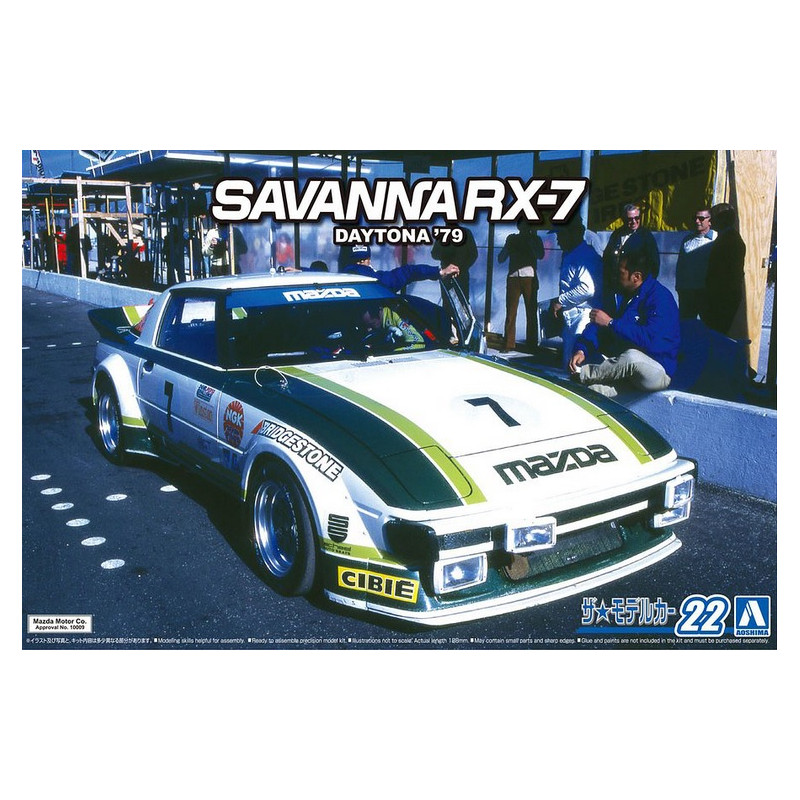Mazda SA22C RX-7 Daytona - 1/24 - AOSHIMA 06103