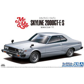 Nissan KHGC210 Skyline HT2000 GT Es '77 - 1/24 - AOSHIMA 05837