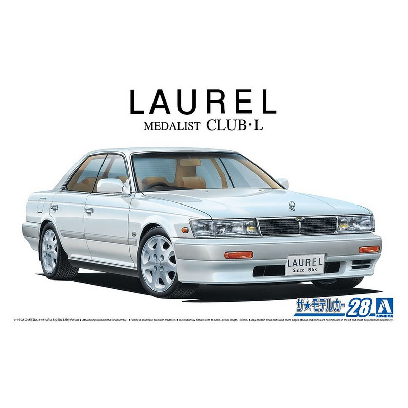 Nissan HC33 Laurel Medalist Club 1991 - 1/24 - AOSHIMA 06128