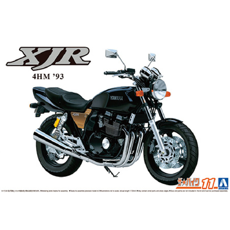 Yamaha Xjr 400 Black - 1/12 - AOSHIMA 06303